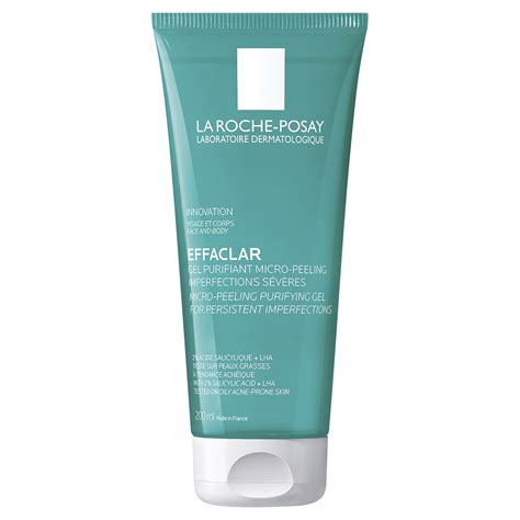 Effaclar Micro Peeling Gel Cleanser For Acne La Roche Posay Australia