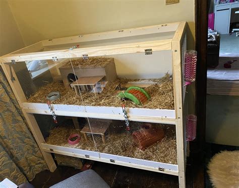 Two Level Indoor Rabbit Hutch : 5 Steps (with Pictures) - Instructables