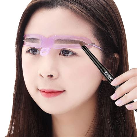 Styles Eyebrow Shaping Stencils Grooming Shaper Template Makeup