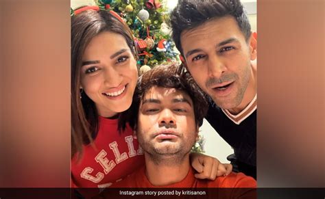 Tis The Season To Be Jolly With Kriti Sanon Kartik Aaryan And Friends