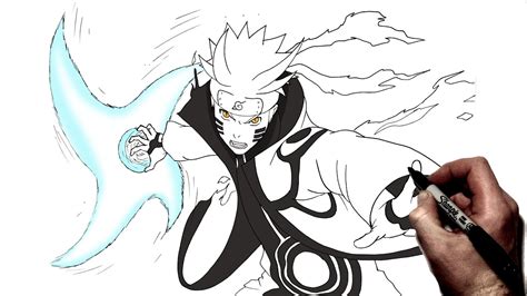 Naruto Rasengan Shuriken Drawing