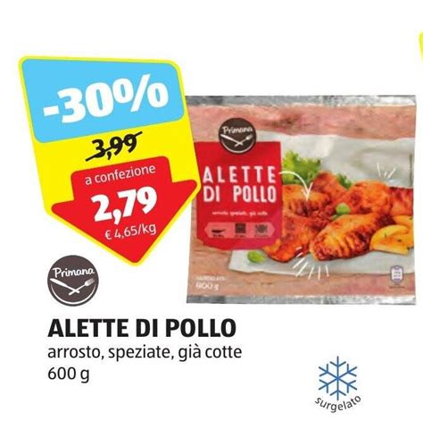 Offerta Primana Alette Di Pollo Arrosto Speziate Gi Cotte G Nel