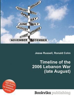 Timeline of the 2006 Lebanon War by Jesse Russell