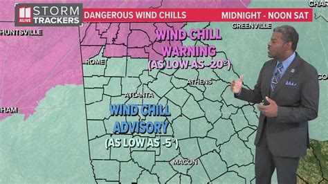 Arctic Cold Blast Could Create Dangerous Wind Chills In Georgia