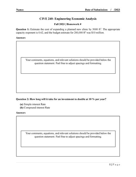 Cive Homework Format Name Date Of Submission Cive