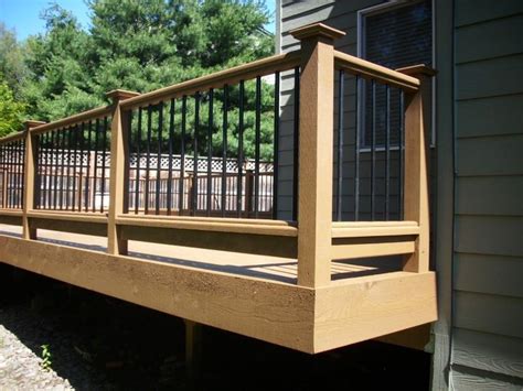 Deck Railing With Metal Balusters See Many Deck Railing Ideas 20141116