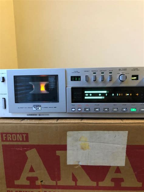 Akai Gx F Stereo Cassette Deck W Original Box Ebay