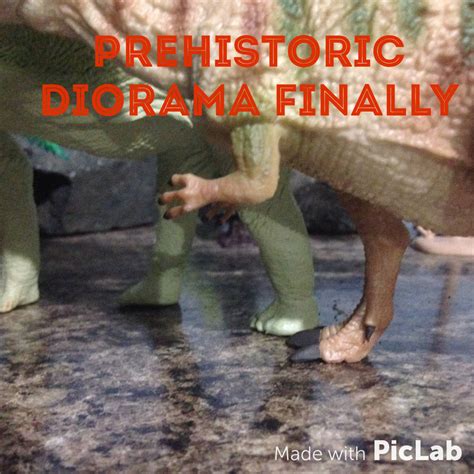 Prehistoric Diorama Finally by zoome3 on DeviantArt