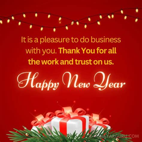 Business New Year Wishes for Customers, Clients & Partner