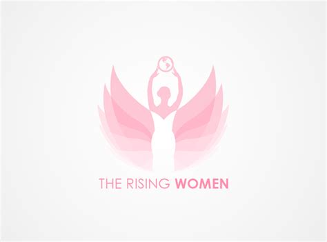 The Rising Women Logo By Amnah Jawaid On Dribbble