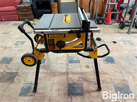 Dewalt Dwe7491 Portable Table Saw Bigiron Auctions