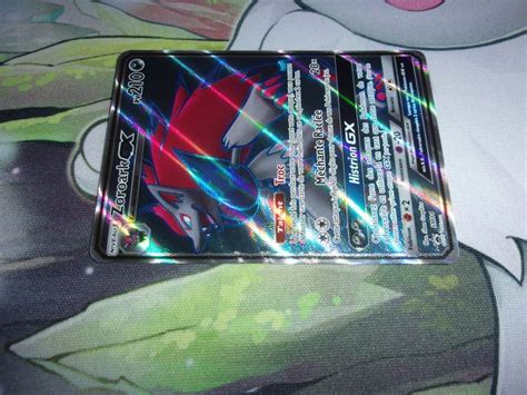 carte Pokémon Zoroark gx SM 84 full art brillante textuxrée FR