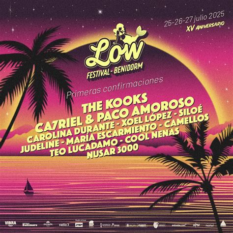 Low Festival Cartel Entradas Y Horarios