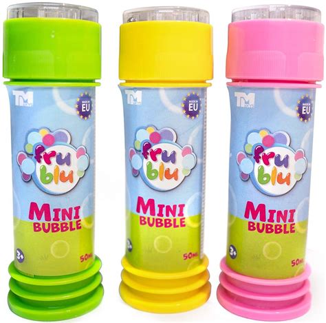 Fru Blu Mini Bubble Bańki mydlane 50 ml i Chichocząca różowa maskotka