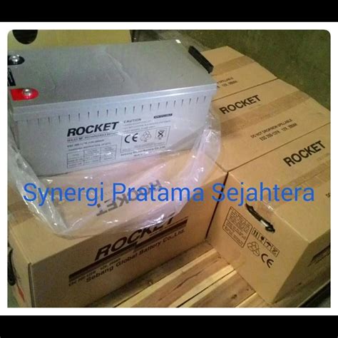 Battery Vrla Rocket Esc 200 12 12V 200Ah Synergi Pratama Sejahtera