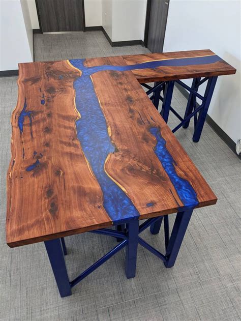 Epoxy And Wood Desk at Irene Rayburn blog