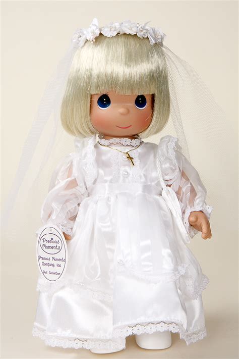 First Communion Blonde Vinyl Open Edition Collectible Doll By