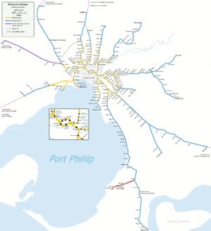 Sandringham line map | Sandringham, Map, Melbourne