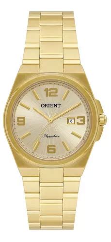 Reloj de pulsera Orient Relógio orient feminino 32mm slim dourado