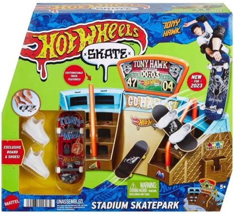 HOT WHEELS DESKOROLKA Skate Buty ZESTAW STADIUM SKATEPARK 194735158034 Cena Opinie
