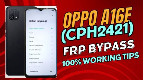 Easy And Effective Oppo A16e FRP Bypass Method Cph2421 No PC Required