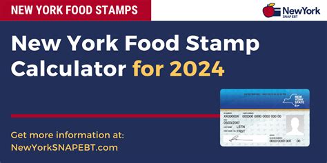 Ny Food Stamp Calculator For 2023 2024 Ny Snap Ebt