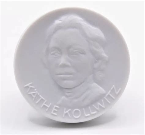 68 PORZELLAN MEDAILLE Meissen KÄTHE KOLLWITZ 150 JAHRE ORDEN POUR LE