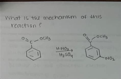 Solved What is the mechanism of this reaction? H2SO4HNO3\#5. | Chegg.com