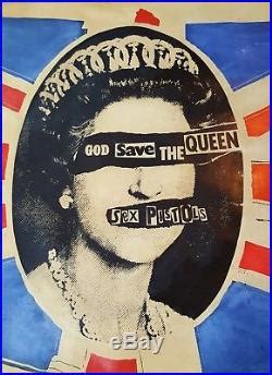 Sex Pistols God Save The Queen Mega Rare UK ORIGINAL 1977 Store Promo