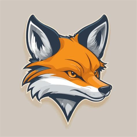 Premium Vector Fox Head Mascot Vector