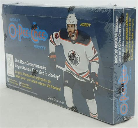 2020 21 Upper Deck O Pee Chee Hockey Hobby Box Da Card World