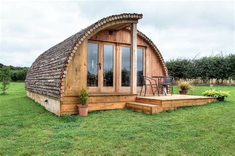 Oak Frame Log Cabin Glamping Pod Garden Log Cabins Camping Pod