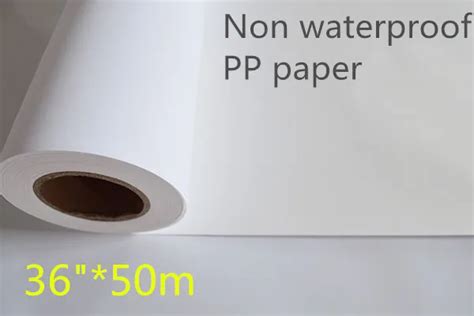 36 50m Indoor Matt Non Waterproof S A Pp Synthetic Paper Roll In Photo