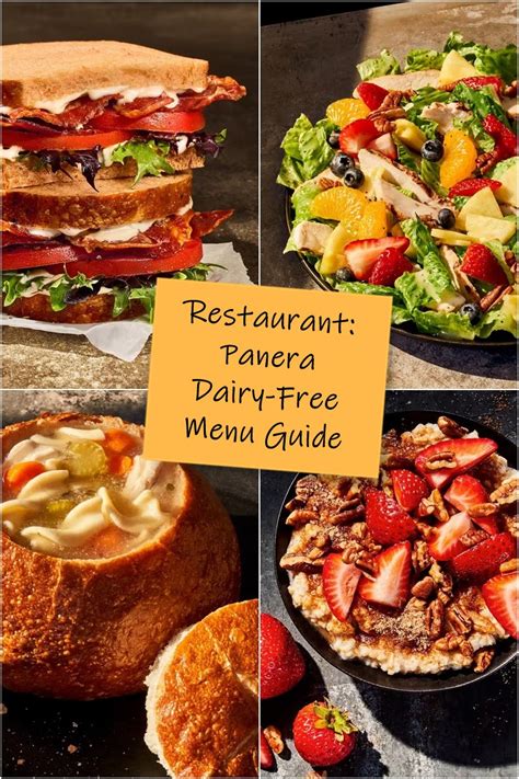 Panera Dairy Free Menu Guide With Custom Allergen And Vegan Options