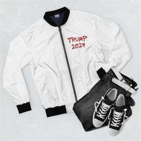 Trump 2024 Unleashed Monochrome Bomber Jacket – Patriot Art LLC