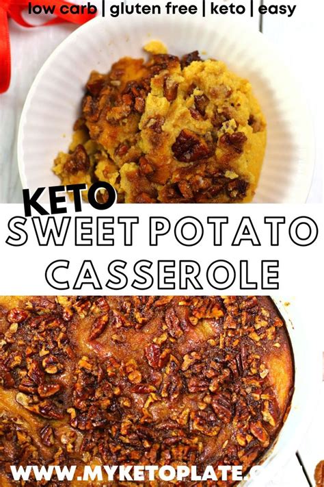 This Easy Keto Sweet Potato Casserole Recipe Is The Best Side Dish For Any Holiday Table