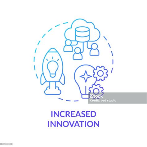 2d Increased Innovation Concept Linear Icon Stock Illustration Download Image Now