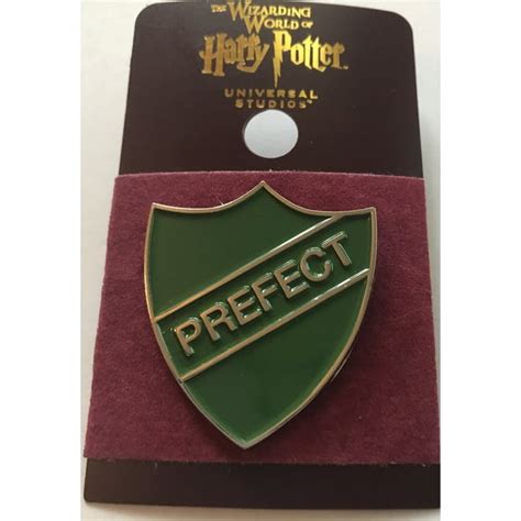 Universal Studios Wizarding World Of Harry Potter Slytherin Prefect Pin