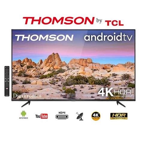 Thomson Smart Tv Android K Uhd Hdr Dolby Audio R Cepteur