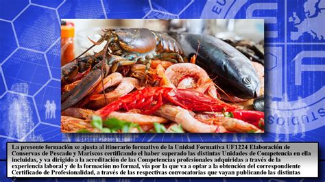 Uf Elaboracion De Conservas De Pescado Y Mariscos Online Cursos