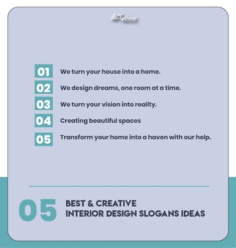 Best Interior Design Slogans Taglines Examples Tiplance