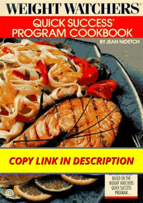 PDF Weight Watchers Quick Success Program Cookbook
