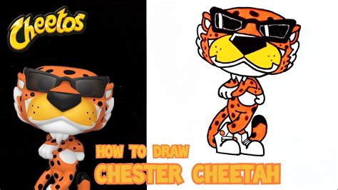 How To Draw Chester Cheetah Funko Pop Youtube