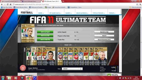 Fifa 11 Ultimate Team Buying Packs If Player Ps3 Youtube