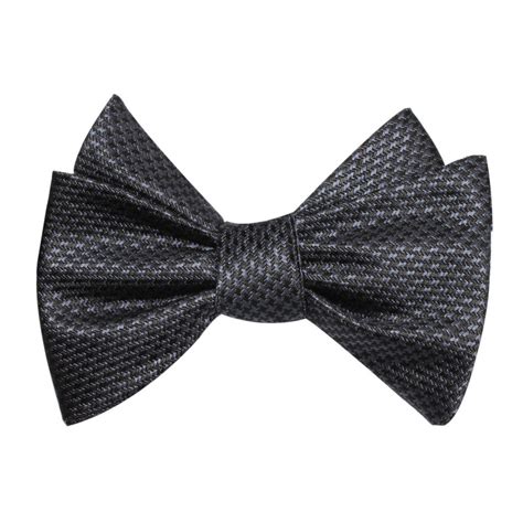 Black Houndstooth Pattern Self Tie Bow Tie Untied Ties Bowtie Otaa