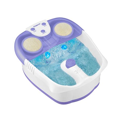 Conair Waterfall Pedicure Foot Spa Bath With Blue Led Lights Massaging