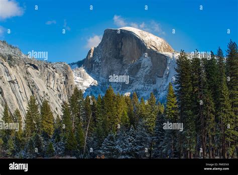 Half Dome Yosemite Winter Hi Res Stock Photography And Images Alamy