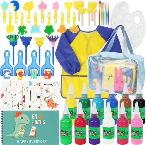 Blot Peinture Au Doigt Lavable Pour Enfant Non Toxique Kit De Peinture