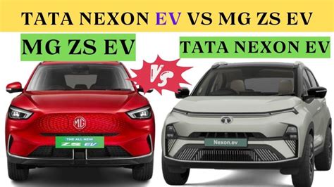 Tata Nexon EV vs MG ZS EV दन म स कनस Electric Car Best ह EV