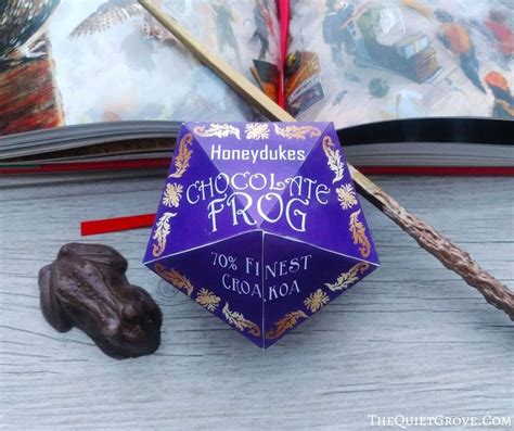 Diy Chocolate Frog Boxes Wizard Cards The Quiet Grove